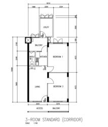 Blk 22 Bukit Ho Swee Court (Bukit Merah), HDB 3 Rooms #573080761